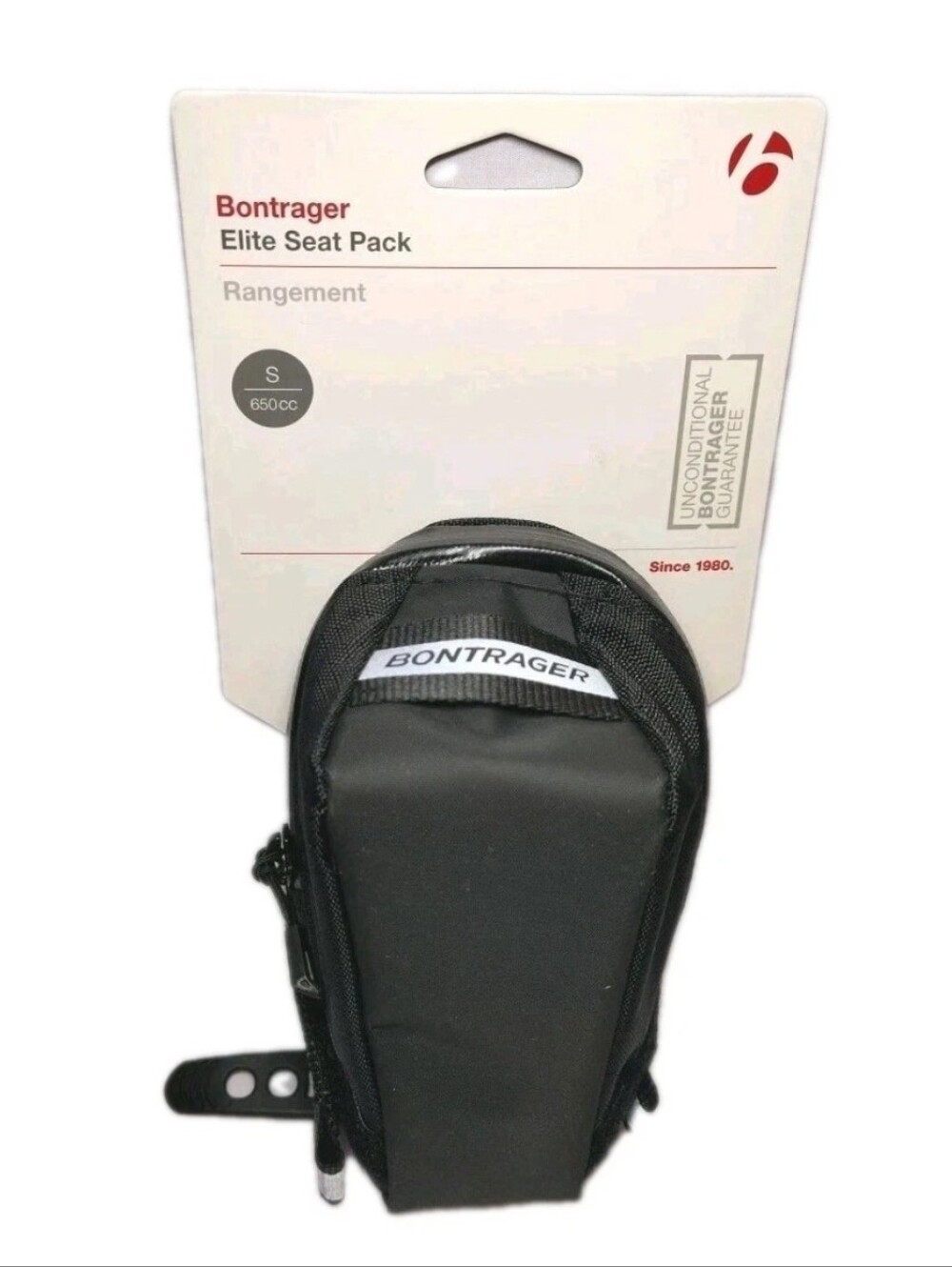Bontrager Elite Seat Pack Small Bike Saddle Storage Bag (650cc) 0.65L Capacity